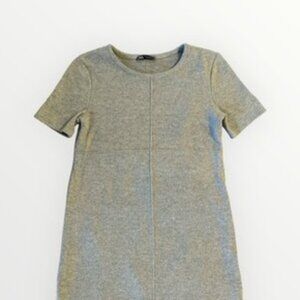 Zara grey knit shift dress (mini)